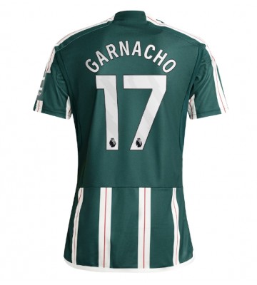 Manchester United Alejandro Garnacho #17 Replika Udebanetrøje 2023-24 Kortærmet